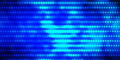 Plantilla de vector azul claro con círculos, discos de colores abstractos en un patrón de fondo degradado simple para anuncios comerciales