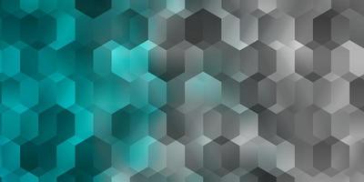 Light BLUE vector pattern with colorful hexagons