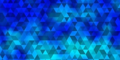 Light BLUE vector backdrop with lines triangles