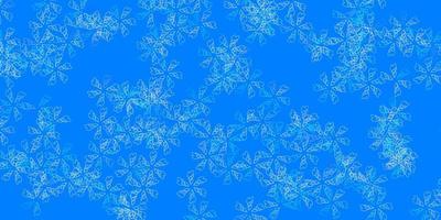 Light blue vector abstract pattern with leaves