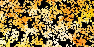 Dark orange vector pattern with abstract shapes
