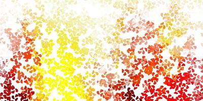 Light orange vector template with abstract forms
