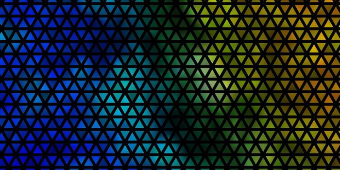 Light Blue Green vector texture with triangular style