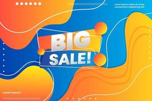 Sale banner template design and Big sale special offer vector