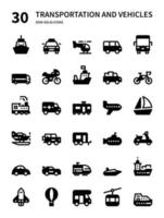 Transportation and Vehicles vector