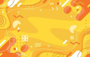 Flat Yellow Abstract Background vector