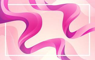 Abstract gradient pink liquid background vector