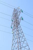 High Voltage Electric Transmission Tower Energy Pylon photo