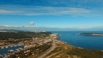 Seascape in the Eastern Bosphorus Strait Vladivostok photo