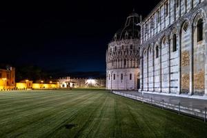 The cathedral and baptistery in Pisa photo