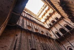 Step Well in Bawdi, near Neemrana Fort, Rajasthan, India photo