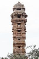Tower in Chittorgarh Fort, Rajasthan, India photo