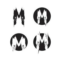 Letter M vector icons such logos