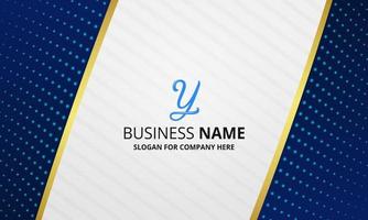 Modern Blue Business Background With Diagonal Lines vector
