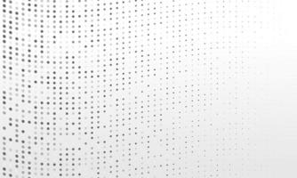 White Spotted Background With Gray Halftone Pattern vector