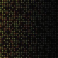 Abstract Black Background With Yellow Dots Pattern vector