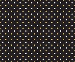 Gold polka dots background vector