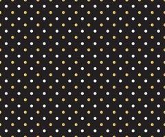 Gold polka dots background vector