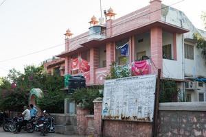 Calle de Khandela en Rajasthan, India foto