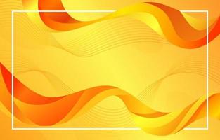 Abstract yellow liquid background vector