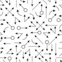 arrow seamless pattern vector