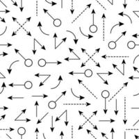 arrow seamless pattern vector