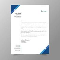 Corporate business letterhead template design vector