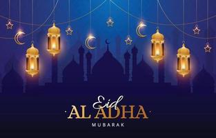 Eid Al Adha Beautiful Background vector