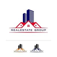 real estate logo design templates vector