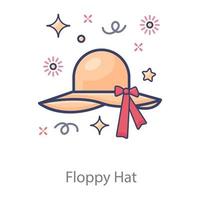 Floppy Hat Design vector