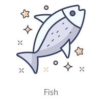 Design of Fish vector