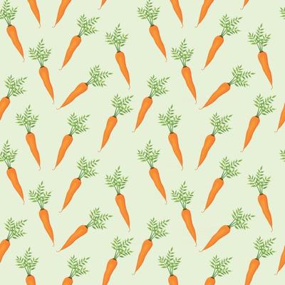 Vector seamless pattern with carrots can be used as a design for packaging paper wallpaper tableware notebooks and other things