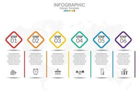 Infographics business concept Can be used for info graphics flow charts presentations vector