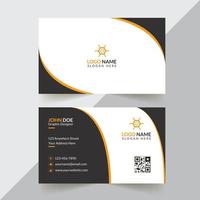 Corporate, Modern, Abstract Business Card Business Card Design Template vector