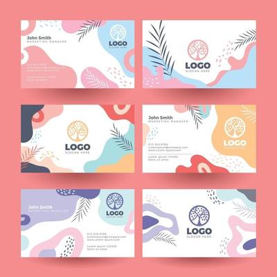 Cellular and Plants Themed Name Cards For Business