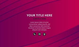 Modern Gradient Background With Diagonal Lines vector