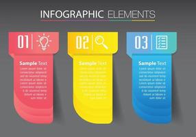 modern text box template banner Infographics vector