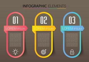 modern text box template banner Infographics vector