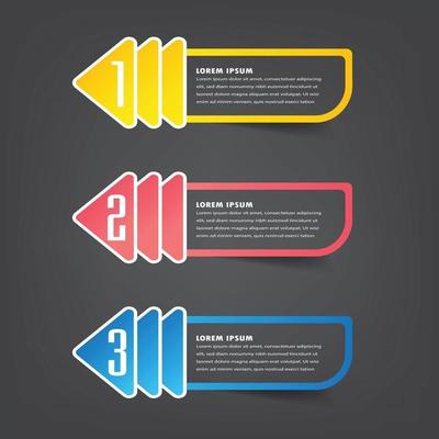 modern text box template banner Infographics