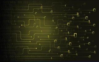 cyber circuit future technology concept background vector