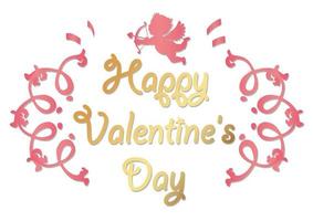 Valentines Day Vector Symbol Illustration Isolated On A White Background