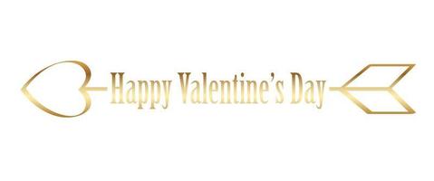 Valentines Day Vector Symbol Illustration Isolated On A White Background