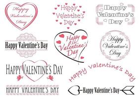 Valentines Day Vector Symbol Illustration Isolated On A White Background