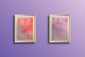 Set of watercolor hand painted background texture Wall art aquarelle abstract emerald backdrop horizontal template vector