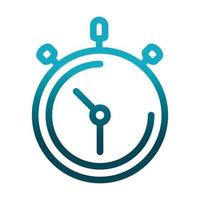 chronometer time speed science and research gradient style icon vector