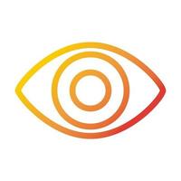 surveillance internet web technology interface gradient style icon vector