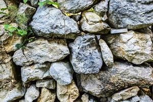 Old stone wall photo