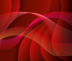 ondas de fondo de color rojo vector