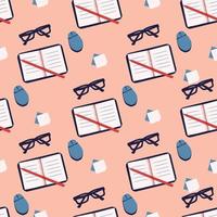 Seamless pattern Planning and organization concept vector