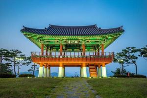 Chimsan Pavilion on mountain Chimsan in Daegu photo